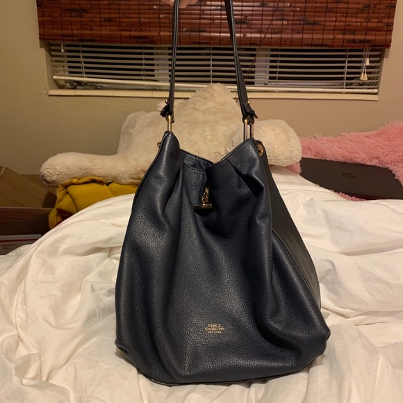 Vince camuto navy blue hobo leather bag - Picture 3 of 15
